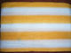 Hdpe κίτρινο και άσπρο δίκτυο σκιάς μπαλκονιών με το UV ανθεκτικό cOem